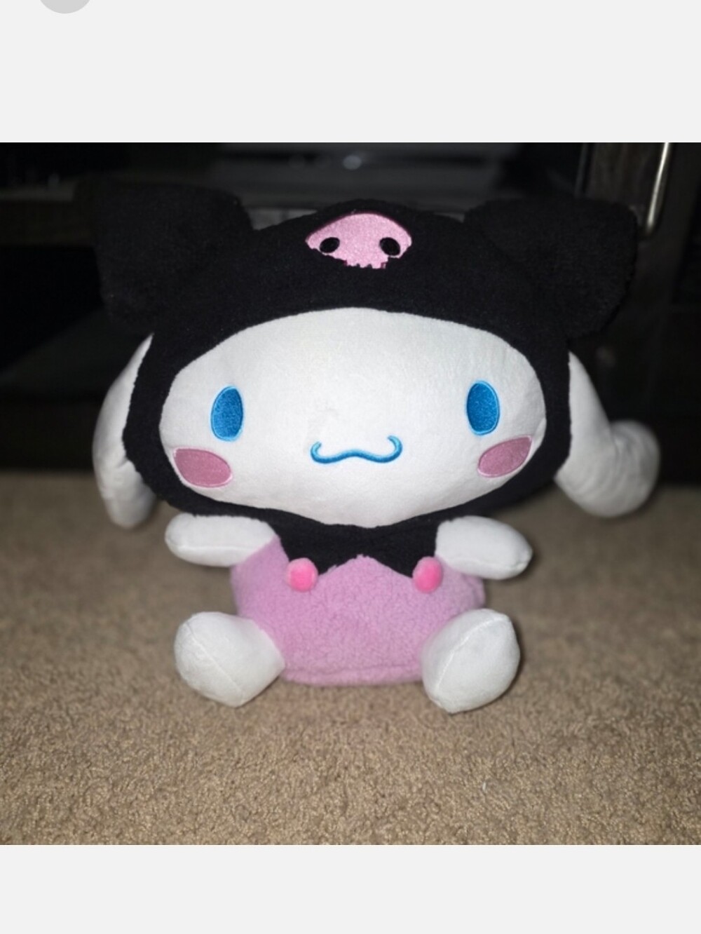 Cinnamoroll In Kuromi Outfit Plush - Picture 1 of 7